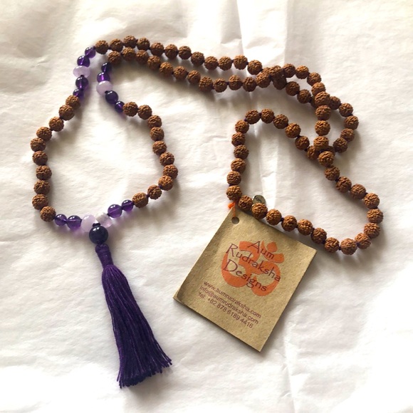 NWT Hamuman Mala - Amethyst - Picture 1 of 6